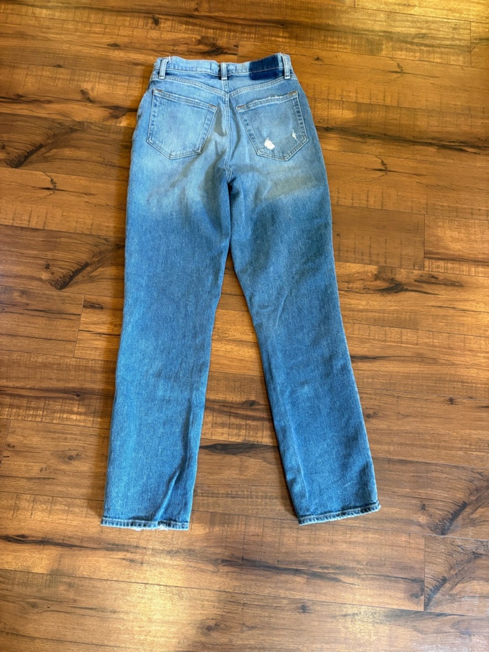 Abercrombie & Fitch Curve Love The 90's Straight Ultra High Rise Size 27/4r - Picture 5 of 7